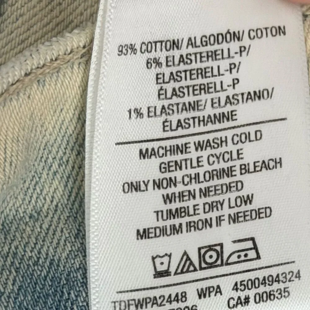 Hudson Jeans Men's 32x32 Zack Moto Skinny Fit Jeans Paint Splatter